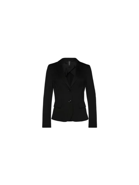 Marc Cain Blezer Z Dżerseju schwarz czarna