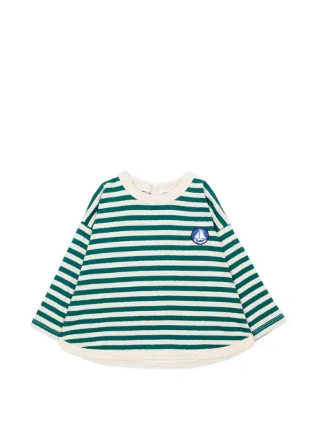 Gyerek póló Petit Bateau zöld