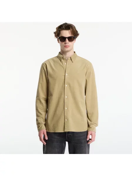 Πουκάμισο AllSaints Birchwood Ls Shirt Cord Brown M καφέ