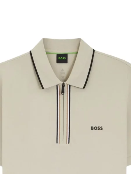 Tricou polo Boss cu autograf