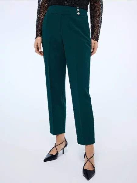 Mohito Cigarette kelnės tamsiai žalia