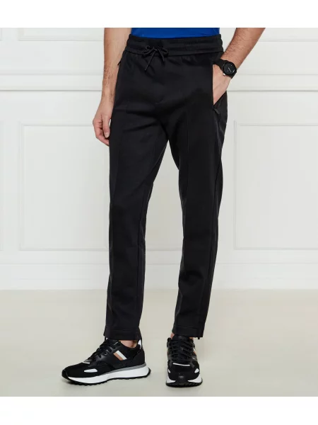 BOSS BLACK Jogger nadrág P-Lamont | Straight fit fekete