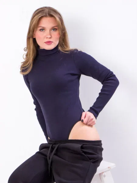 Носи своє Боді Бавовна/еластан синій