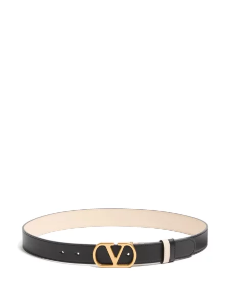 Curea Valentino Garavani din piele negru