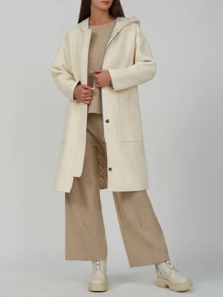 Пальто Diego M бежеве