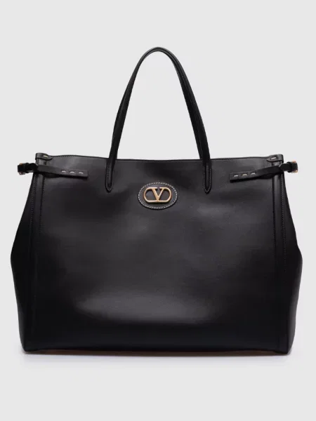 Шкіряна сумка-тоут ANTIBES Valentino чорна