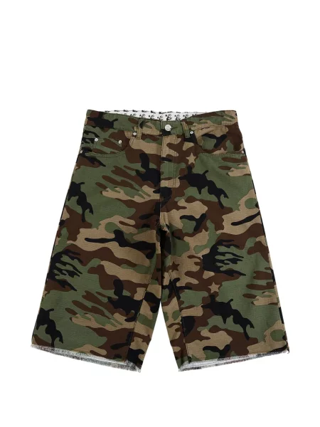 Pantaloni scurți Hellstar cu imagine cu model camuflaj verde