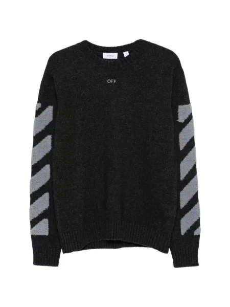 Pulover Off-white alb
