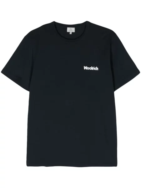 Tričko Woolrich modrá