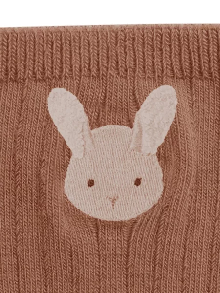 Donsje Detské ponožky Bell Socks Fluffy Bunny oranžová