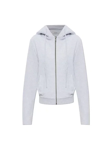 Bluza z kapturem Entire Studios z kapturem o skróconej długości szara