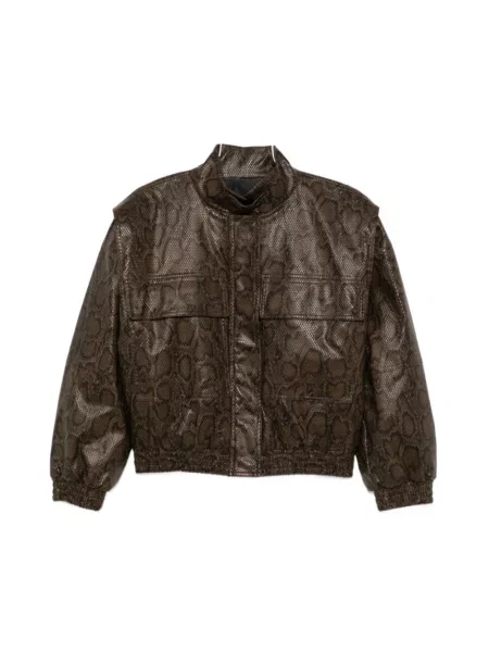 Kurtka bomber Twinset brązowy