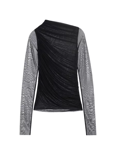 Top Frame drapat negru