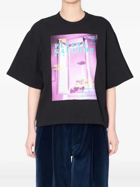 Tricou Kolor cu imagine negru