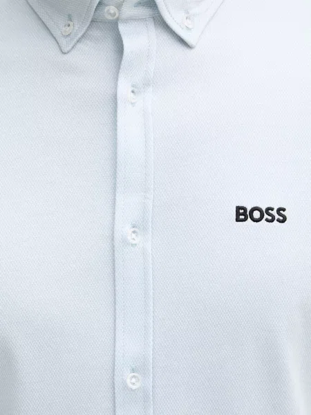 Рубашка Boss Green зеленая