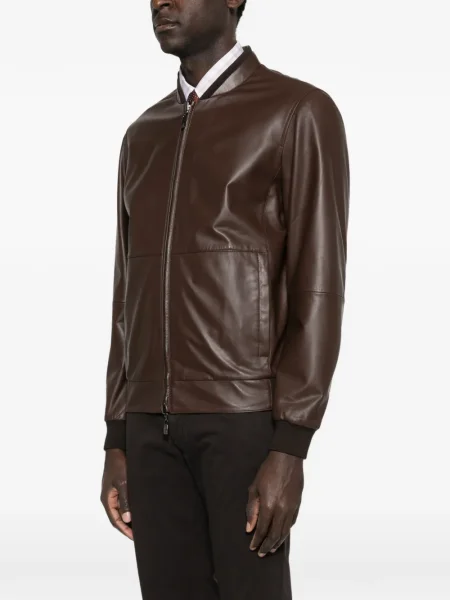 Geanta de piele Corneliani maro