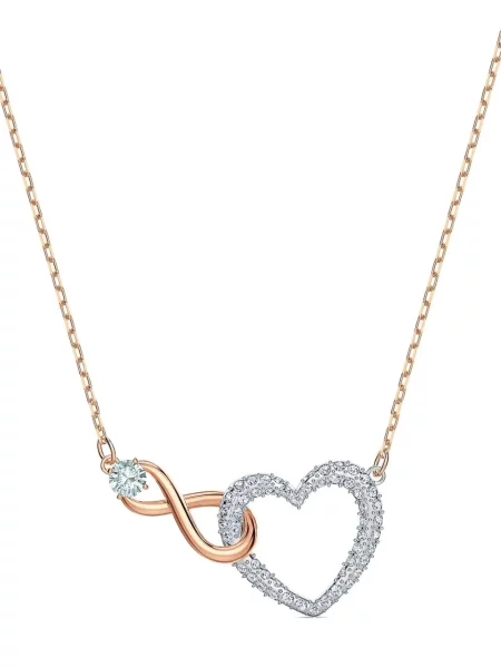 Colier Swarovski roz