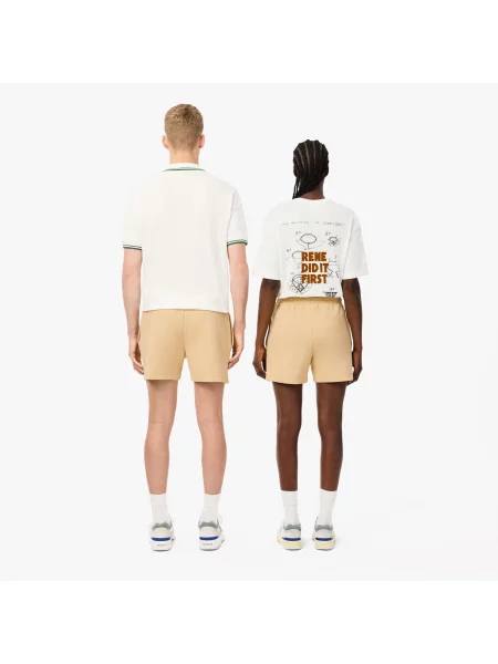 Шорты Lacoste бежевые