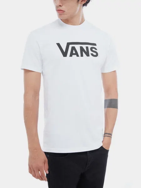 Vans CLASSIC Футболка Без підкладки білий