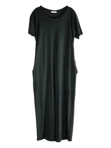 Sukienka koszulowa The Row garniturowa zielona