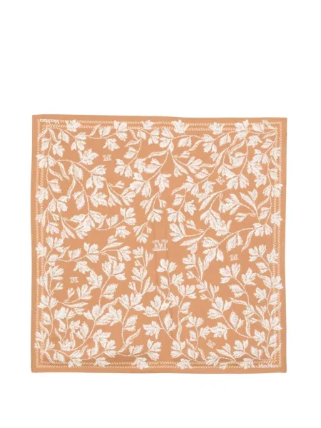 Fular Max Mara cu model floral cu imagine