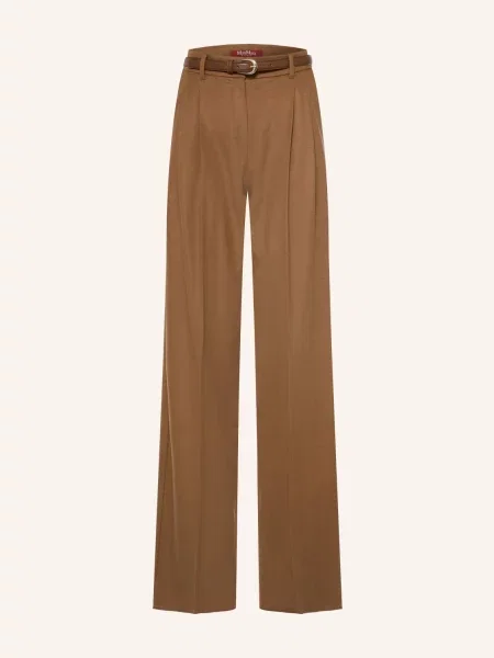 Max Mara Studio Spodnie Typu Marlena Cocco braun