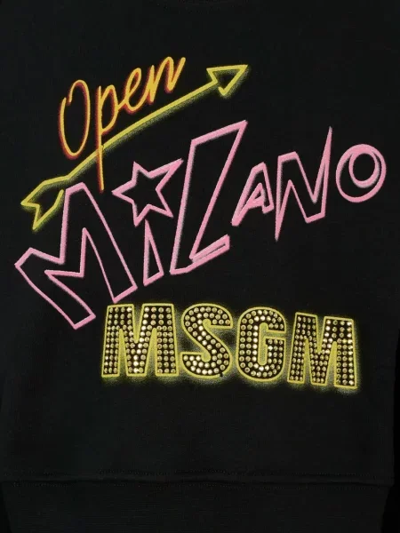 Bluza dziecięca Msgm czarna