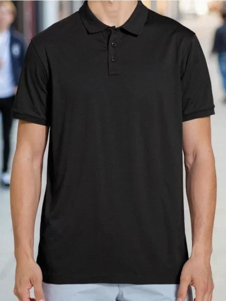 Sinsay koszulka polo czarny