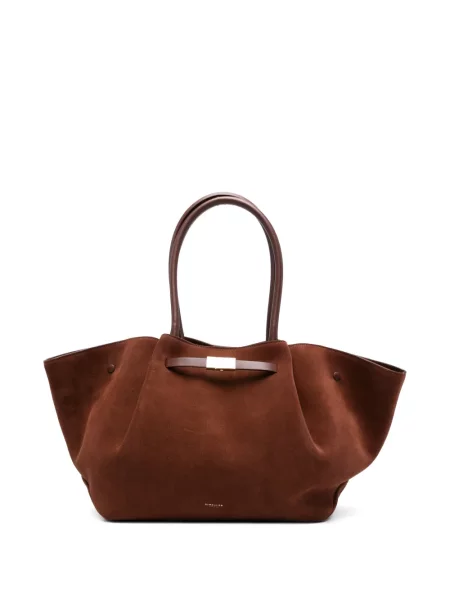 Shopper táska Demellier barna