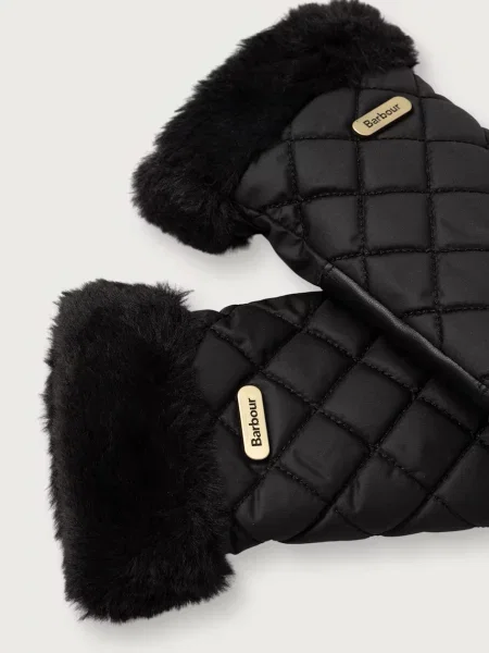 Barbour mănuși pentru femei negru