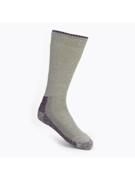 Skarpety Smartwool Classic Mountaineer Maximum Cushion Crew bordowo-beżowe S białe