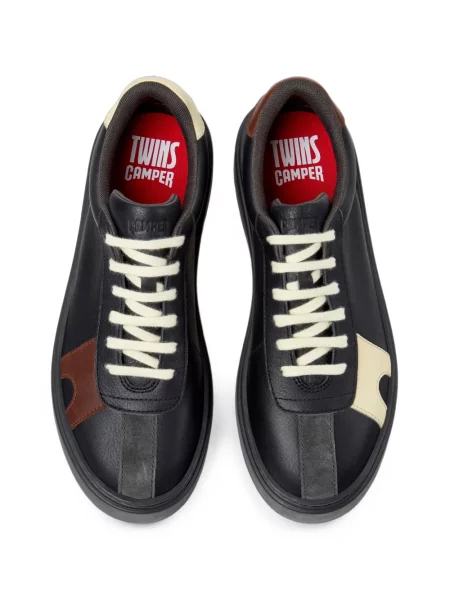 Sneakerși Camper din piele negru