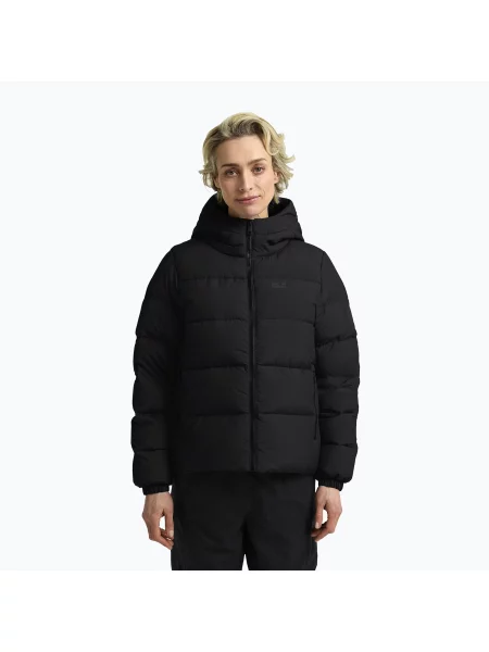 Geacă cu puf pentru femei Jack Wolfskin Frozen Palace black negru