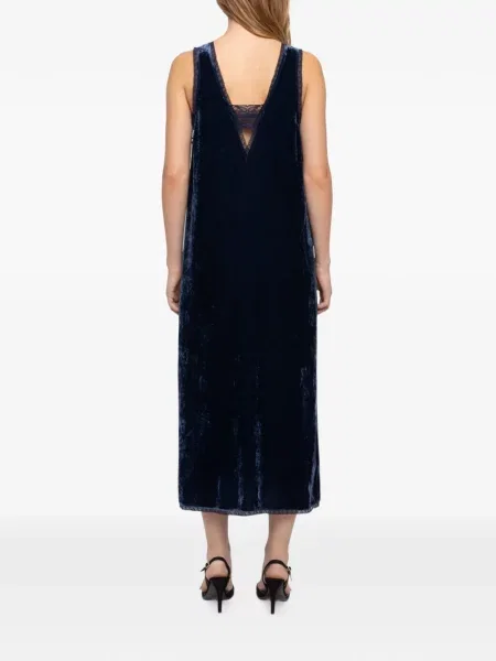 Rochie Zadig&voltaire de catifea albastru