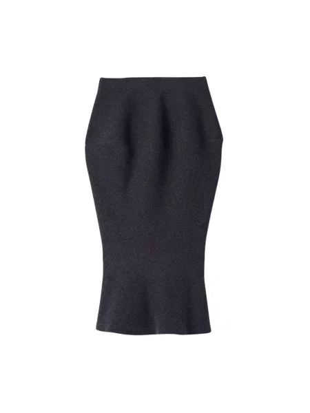 Spódnica Jacquemus wełniana szara