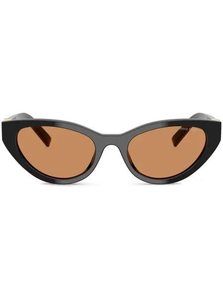 Ochelari de soare Miu Miu Eyewear cu imprimeu geometric negru