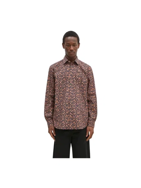 Paul Smith koszula slim z kołnierzykiem klasycznym granatowy
