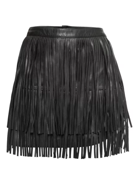 Fustă din piele Zadig&voltaire negru