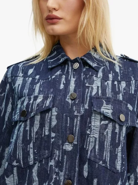 Geacă de blugi Bruuns Bazaar albastru