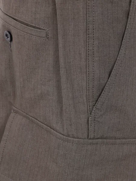 Pantaloni cargo Sacai plisate verde