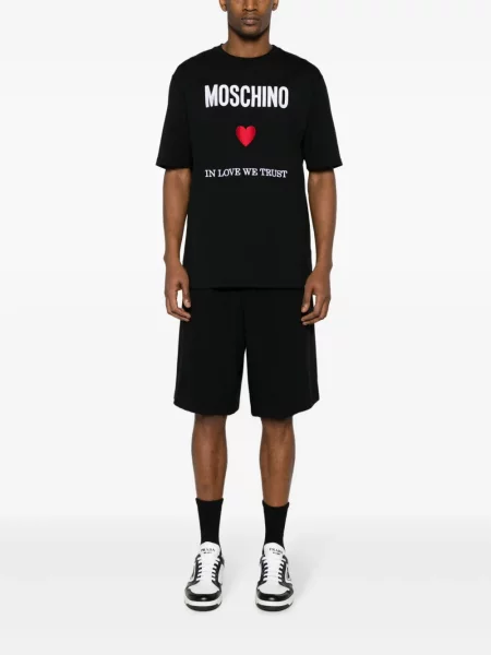 Krepo šortai Moschino juoda