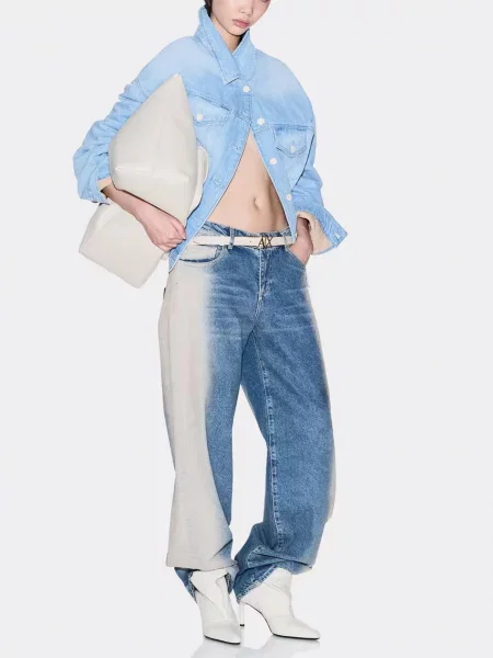 Джинсовая куртка Armani Exchange голубая