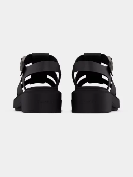 Sandále Calvin Klein Chunky Sandal Fisherm Lth čierna