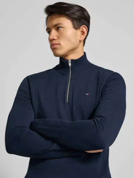 Sweter Tommy Hilfiger Jeans granatowy