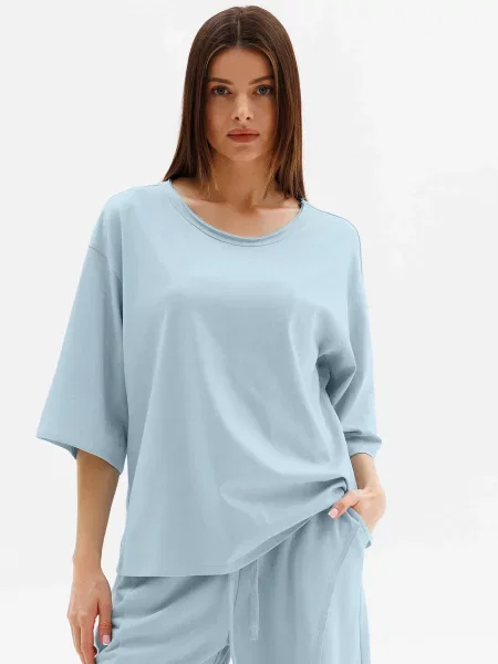 Футболка Leinle блакитний