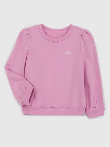 Mała mały bluza Gap z autografem różowa