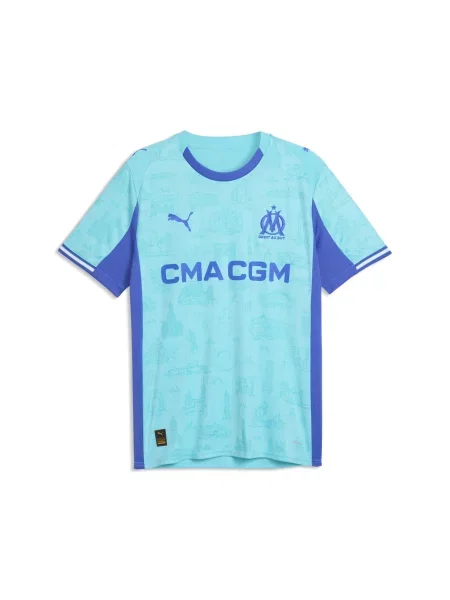 PUMA koszulka Olympique de Marseille Special Edition Akcesoria S niebieski