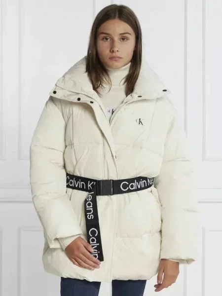 CALVIN KLEIN JEANS Geacă PUFFER bej