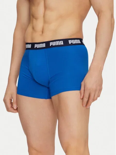 Férfi boxeralsó PUMA Everyday 3 pairs blue combo. Méret: S kék