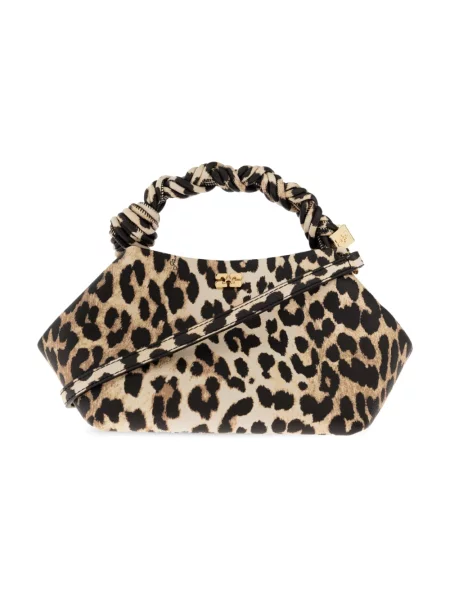 Torebka crossbody Ganni brązowa